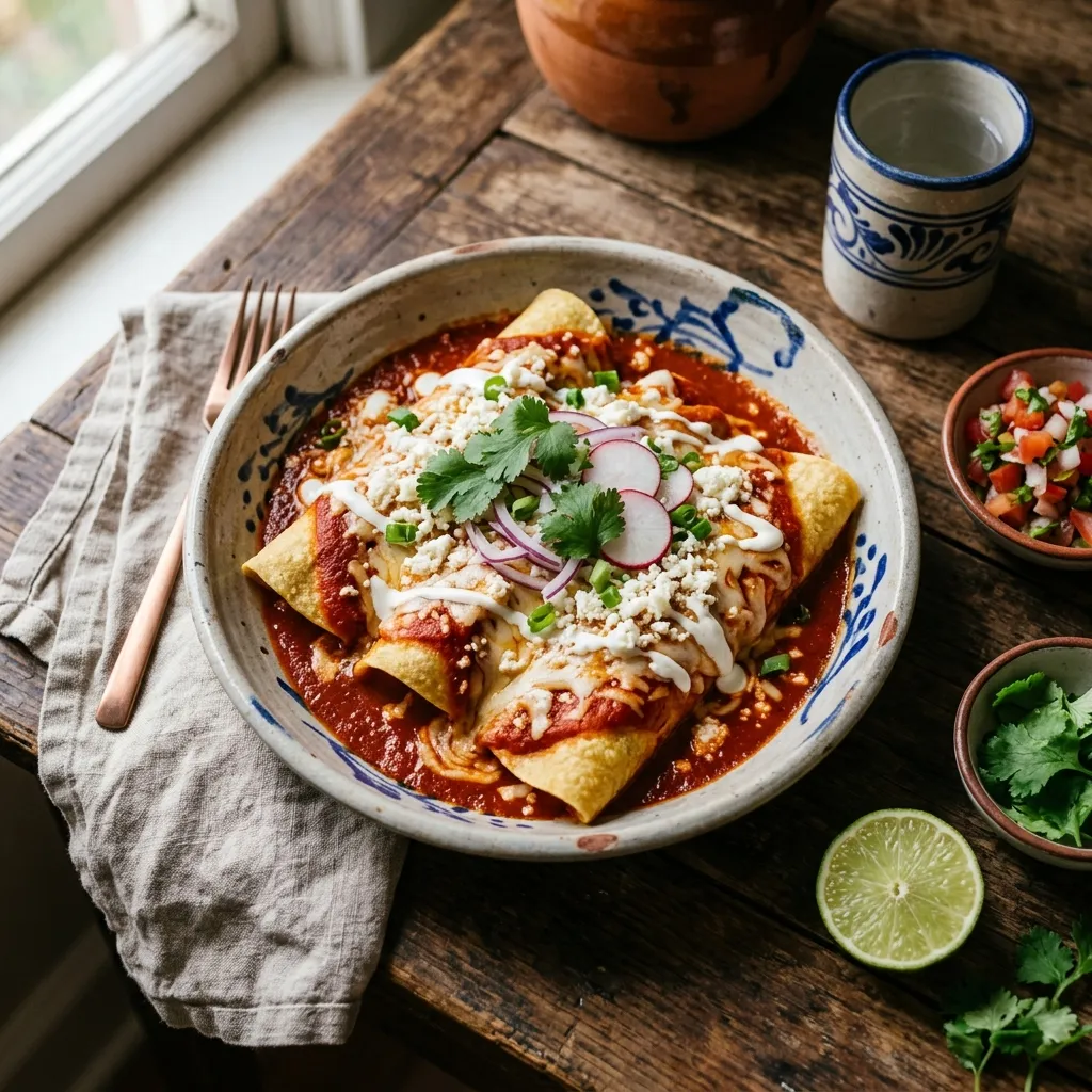 Enchiladas Rojas