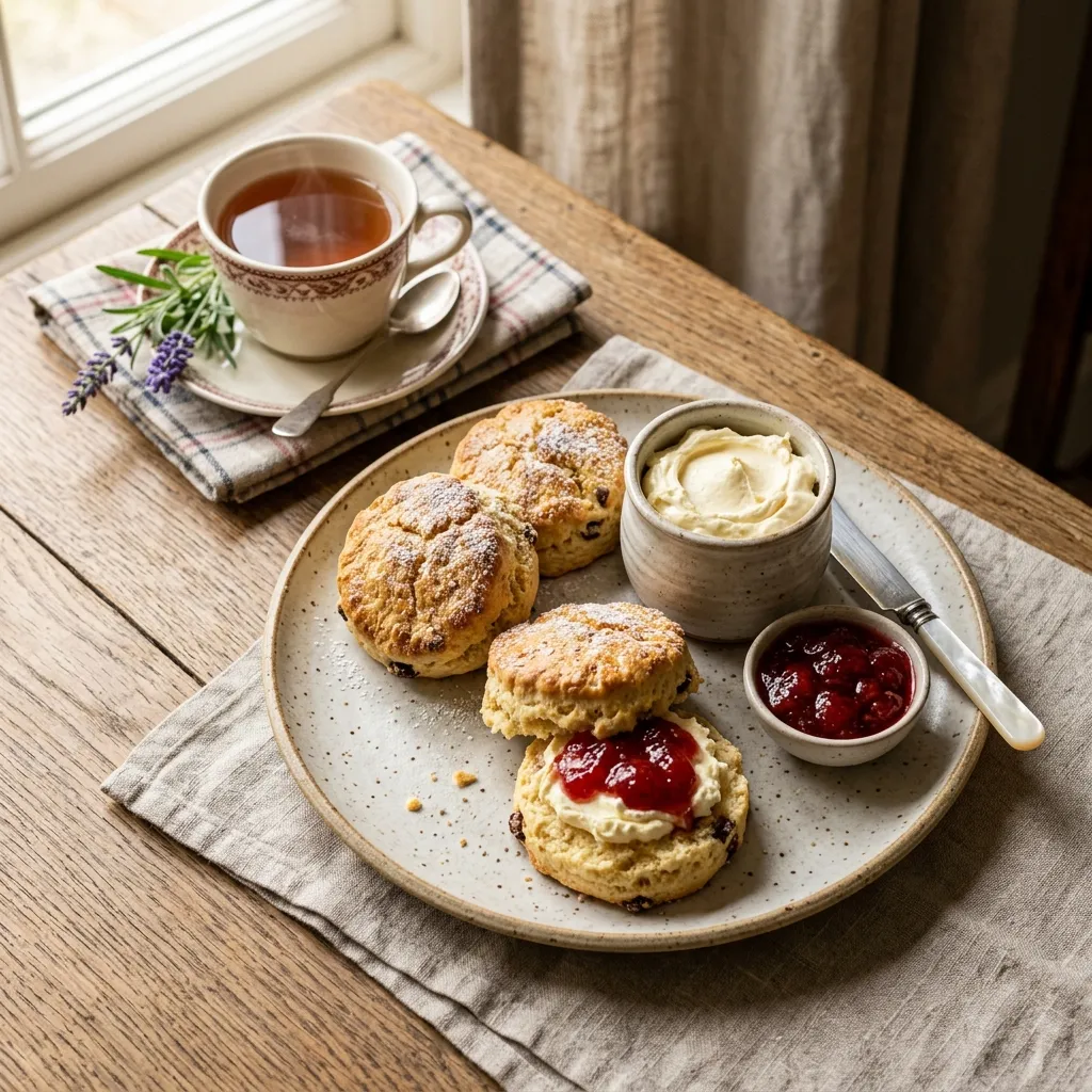 Scones with Clotted Cream